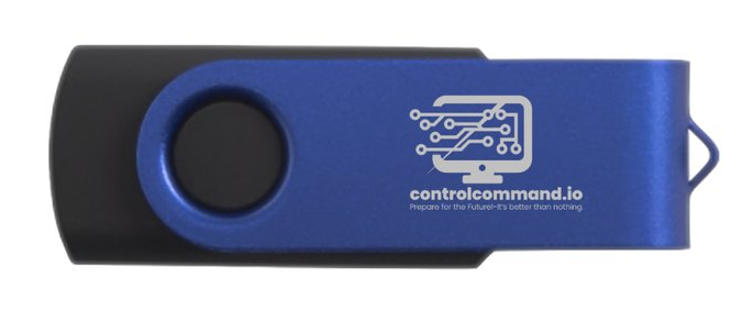 controlcommand.io USB-Stick 16 GB Swivel